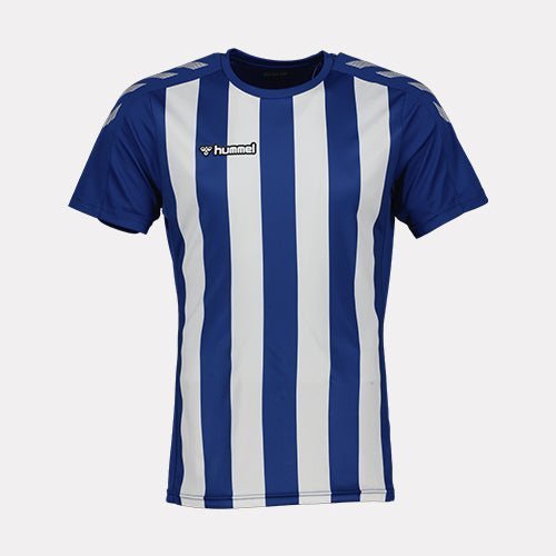 Blue White front of jersey