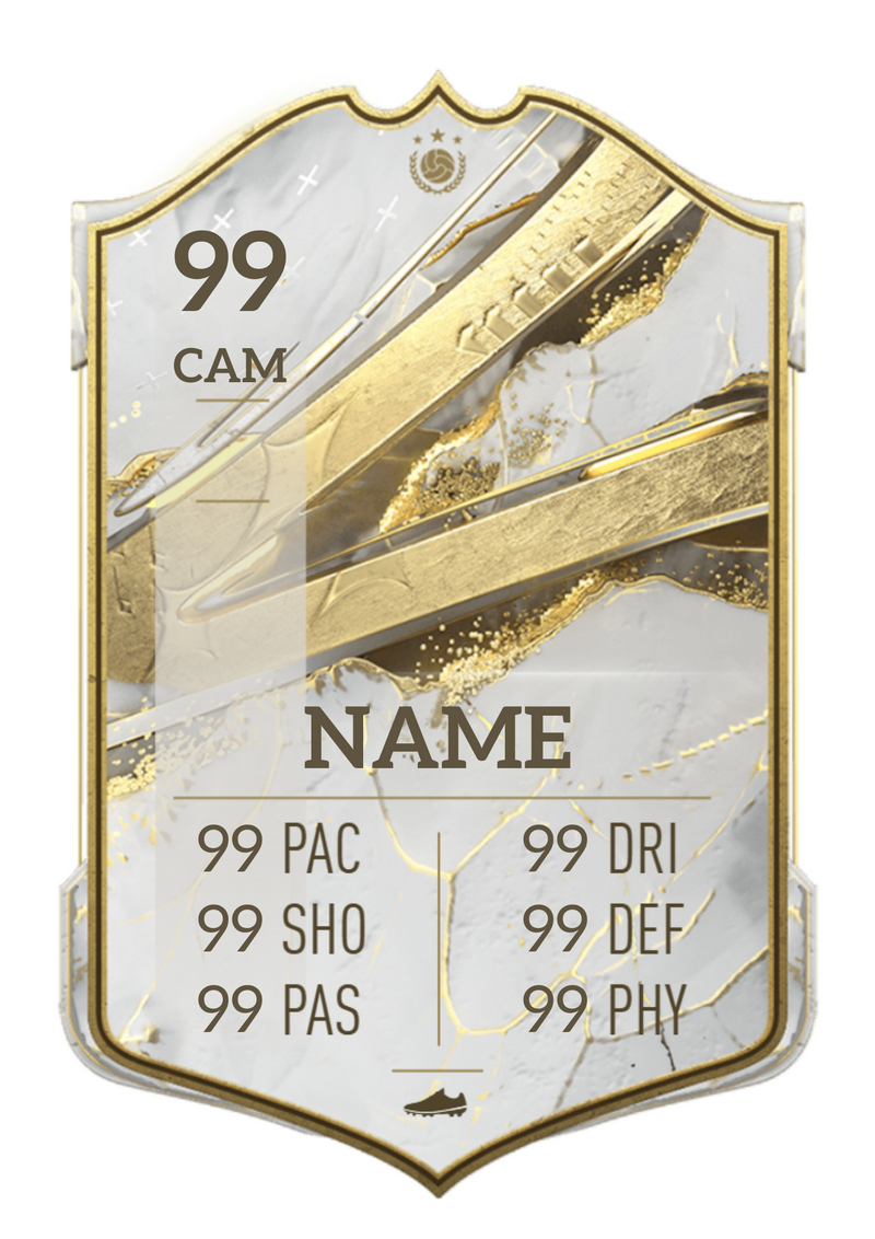 Football Shield Aluminium card
