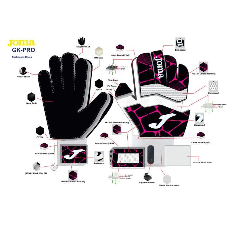 Joma Gk- Pro Goalkeeper Gloves - Adult - Unisex