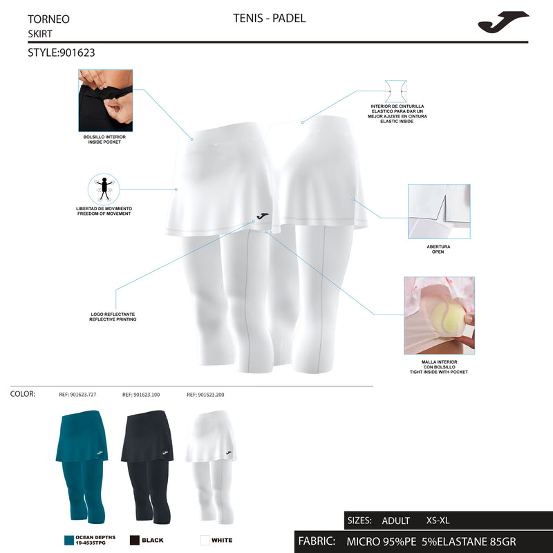 Joma Tournament Combo Skirt - Adult - Woman