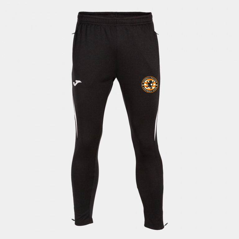 RUSHALL VILLAGE FC CHAMPIONSHIP VII LONG PANTS BLACK WHITE - ADULTS