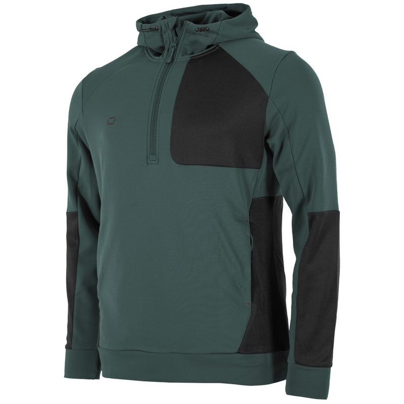 Stanno Plaza Brush Hooded Half Zip Top