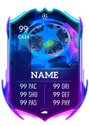 Football Shield Aluminium card