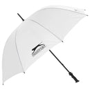 Umbrellas with club crest on