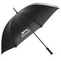 Umbrellas with club crest on