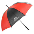Umbrellas with club crest on