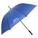 Umbrellas with club crest on