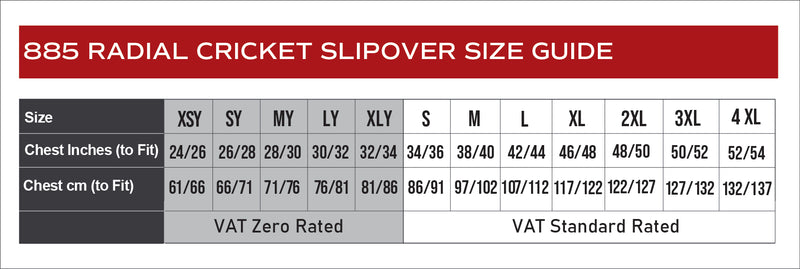 Chadwick Radial Cricket Slipover