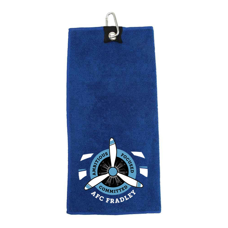 AFC Fradley Football Club Golf Towel - Blue