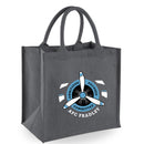 AFC Fradley Jute Shopping bag Maxi Grey