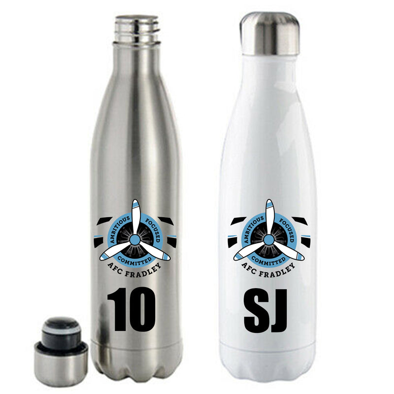AFC Fradley Stainless Steel Thermos Flask