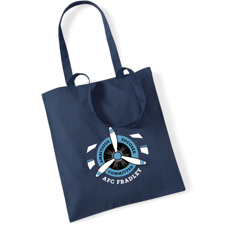 AFC Fradley Navy Standard Advertising Tote Bags