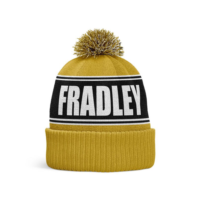 AFC Fradley FC Custom SKILLS CAMP GOLD Bobble Hat - ONE-SIZE
