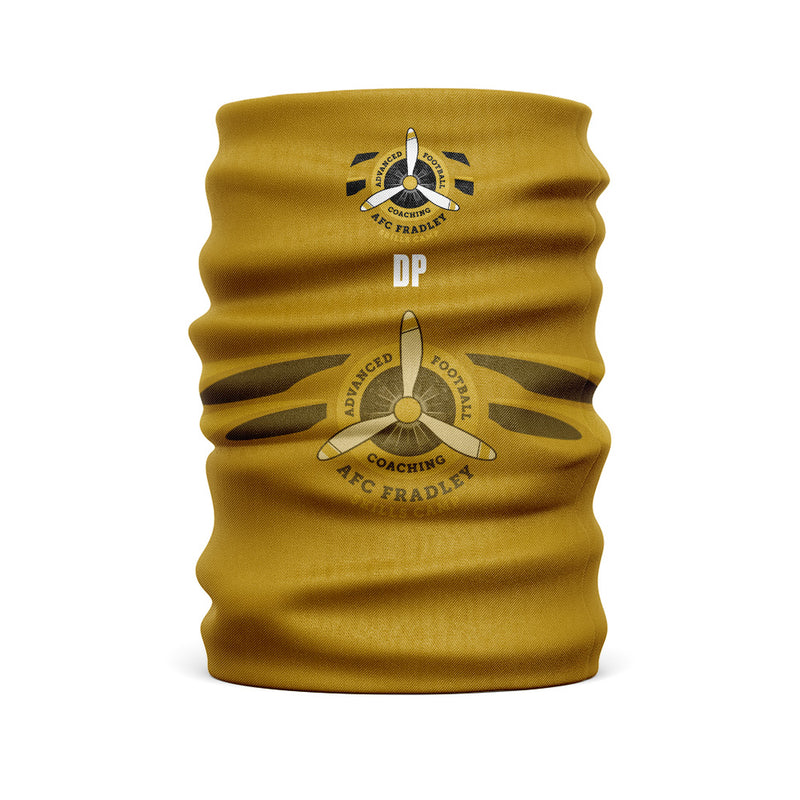 AFC Fradley FC Custom Gold Skills Camp Snood - Club Colours