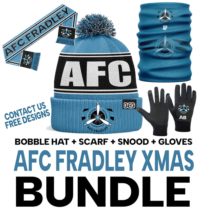 CUSTOM Any Team or Colour BUNDLE Box - Hat Scarf Snood Gloves