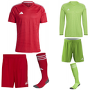 Tiro 23 Competition Match Premium SS Kit Bundle Team Power Red/White