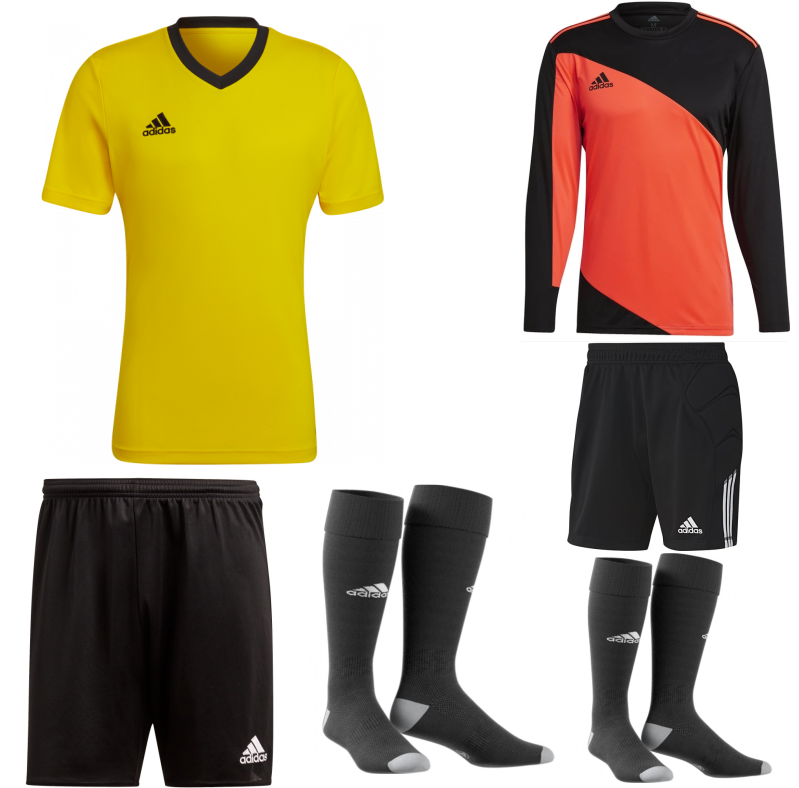 Entrada 22 SS Kit Bundle Team Yellow Black