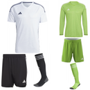 Tiro 23 Competition Match Premium SS Kit Bundle White/Black