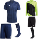 Tiro 23 Competition Match SS Kit Bundle Team Navy Blue/White