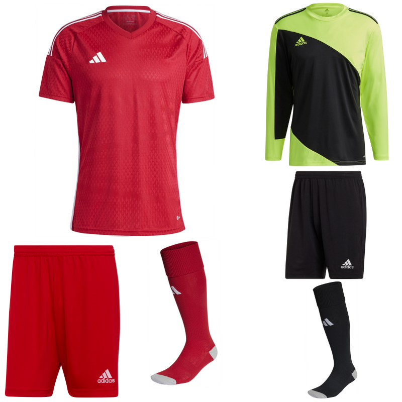 Tiro 23 Competition Match SS Kit Bundle Team Power Red/White