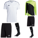 Tiro 23 Competition Match SS Kit Bundle White/Black