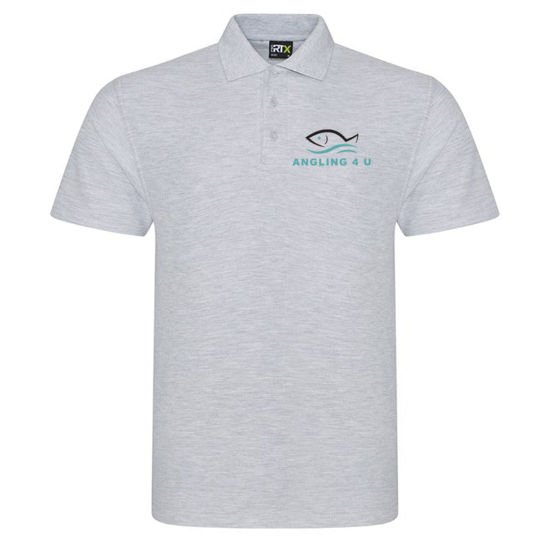 Angling 4 U RX101 Heather Grey Polo