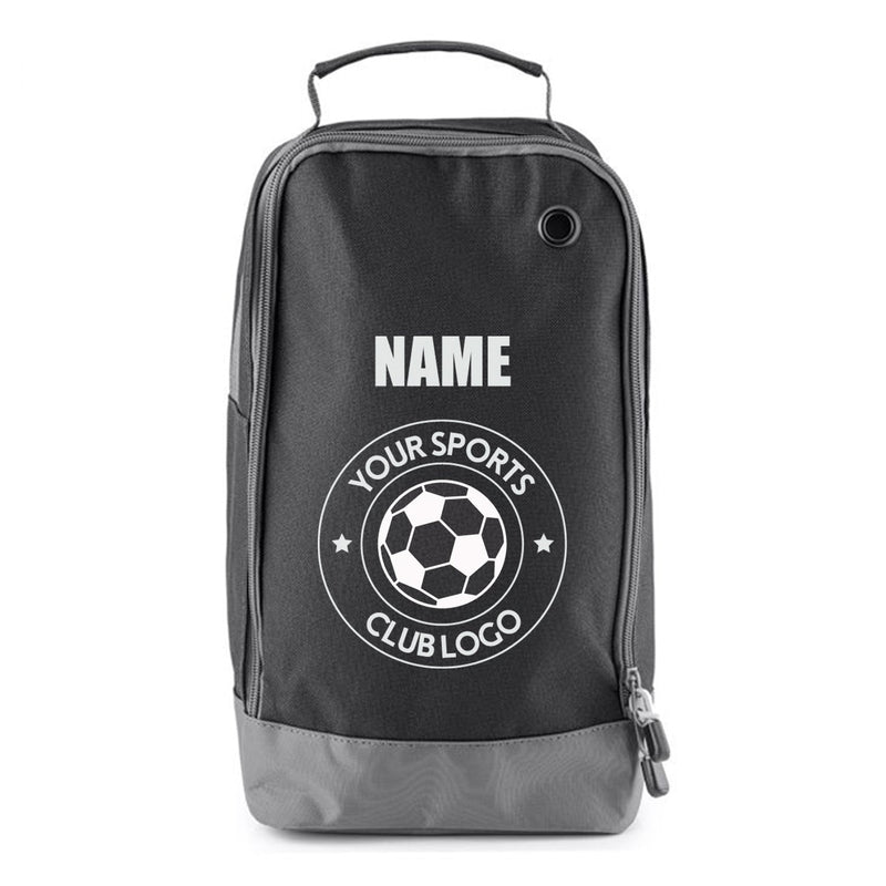 Football Boot Bags for Kids - Durable Personalized Sports Bag with Custom Logo and Horizontal Name