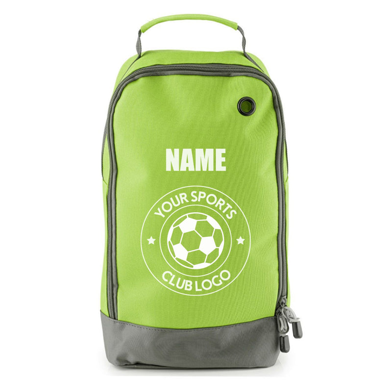 Football Boot Bags for Kids - Durable Personalized Sports Bag with Custom Logo and Horizontal Name