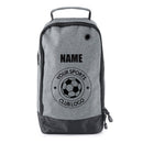Football Boot Bags for Kids - Durable Personalized Sports Bag with Custom Logo and Horizontal Name