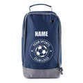 Football Boot Bags for Kids - Durable Personalized Sports Bag with Custom Logo and Horizontal Name