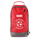 Football Boot Bags for Kids - Durable Personalized Sports Bag with Custom Logo and Horizontal Name