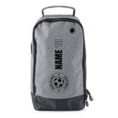 Football Boot Bags for Kids - Durable Personalized Sports Bag with Vertical Name, Custom Logo & Number