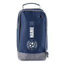 Football Boot Bags for Kids - Durable Personalized Sports Bag with Vertical Name, Custom Logo & Number