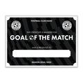 Personalised Football Club Certificates - Goal Of The Match Custom Design (9 Colours)