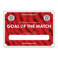 Personalised Football Club Certificates - Goal Of The Match Custom Design (9 Colours)