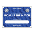 Personalised Football Club Certificates - Goal Of The Match Custom Design (9 Colours)