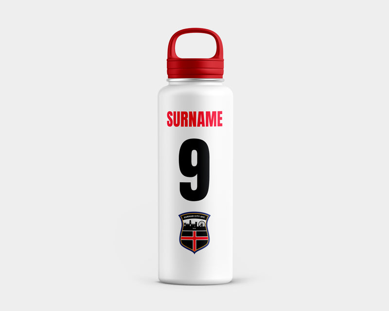 Official Durham City AFC Personalised Stainless Steel Flask Name & Number