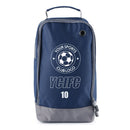 Football Boot Bags for Kids - Durable Personalized Sports Bag with Custom Logo, Club Initial  & Number