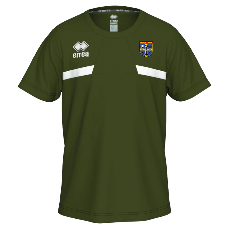 Seaton Carew FC Mark COACHES Military Green Training Shirt - ADULTS