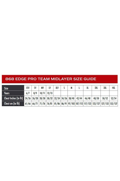 Chadwick 868 Edge Pro Team Midlayer Adult
