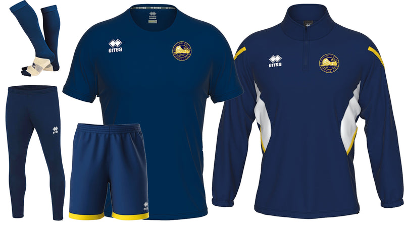 Wynyard FC Charles Training Bundle - JUNIORS (NAVY/YELLOW)