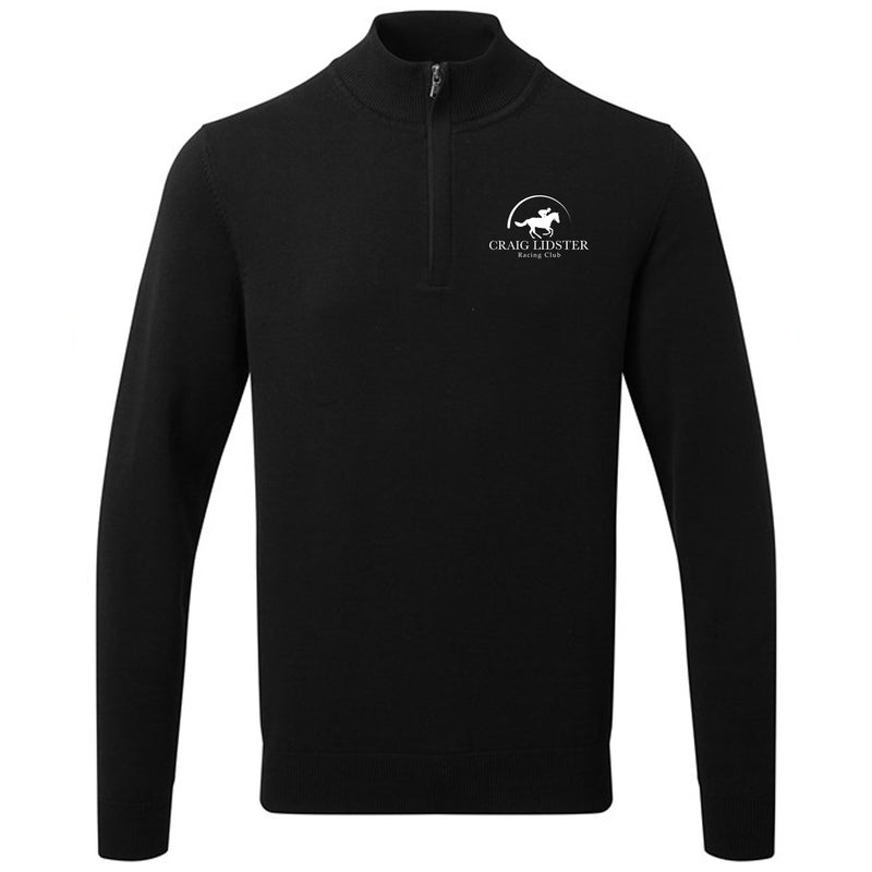 Craig Lidster Racing Club Smart Navy Half Zip Jumper - ADULTS AQ048