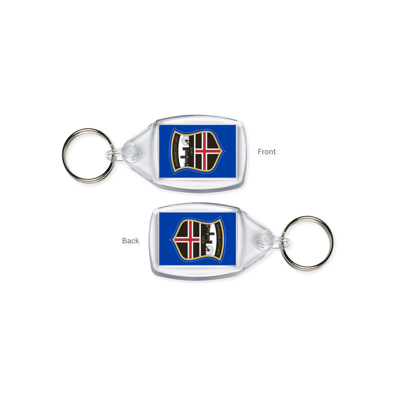 Durham City FC CUSTOM Keyring - Blue