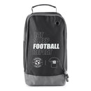 Football Boot Bags for Kids - Eat Sleep Football Repeat - Durable Personalized Sports Bag with Custom Logo & Number