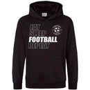 Personalized Football Player Team Kids/Adult Hoodies - Eat Sleep Football Repeat