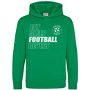 Personalized Football Player Team Kids/Adult Hoodies - Eat Sleep Football Repeat