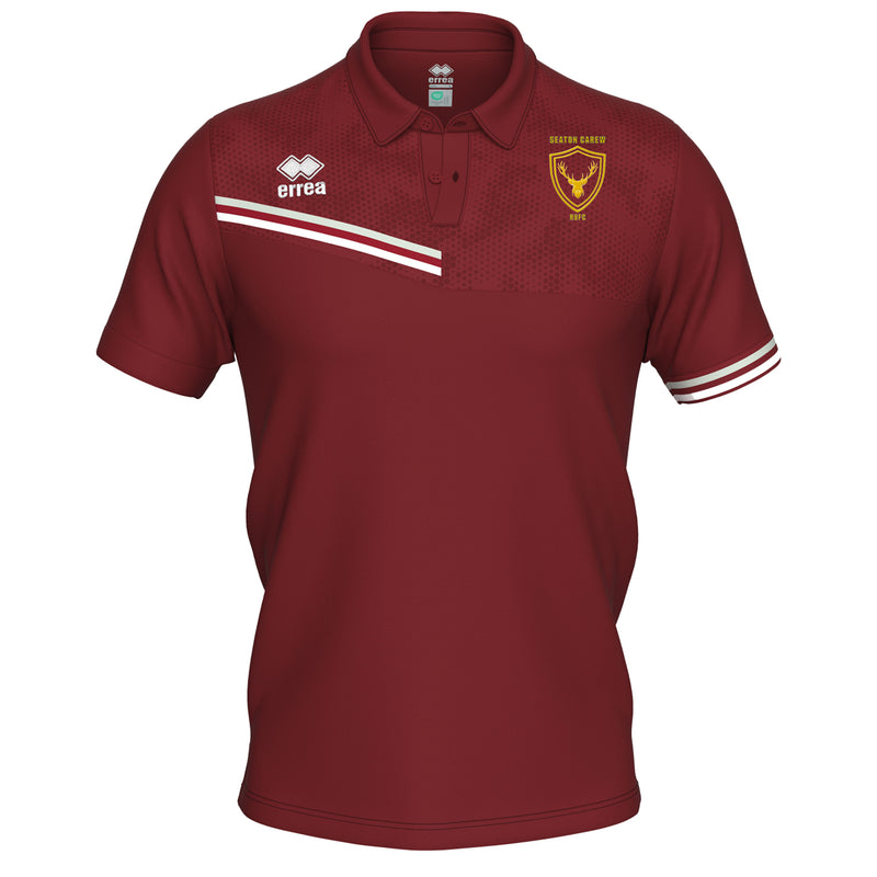Seaton Carew Rugby (SCRUFS) Errea Emir Polo Shirt - ADULT (Burgundy)