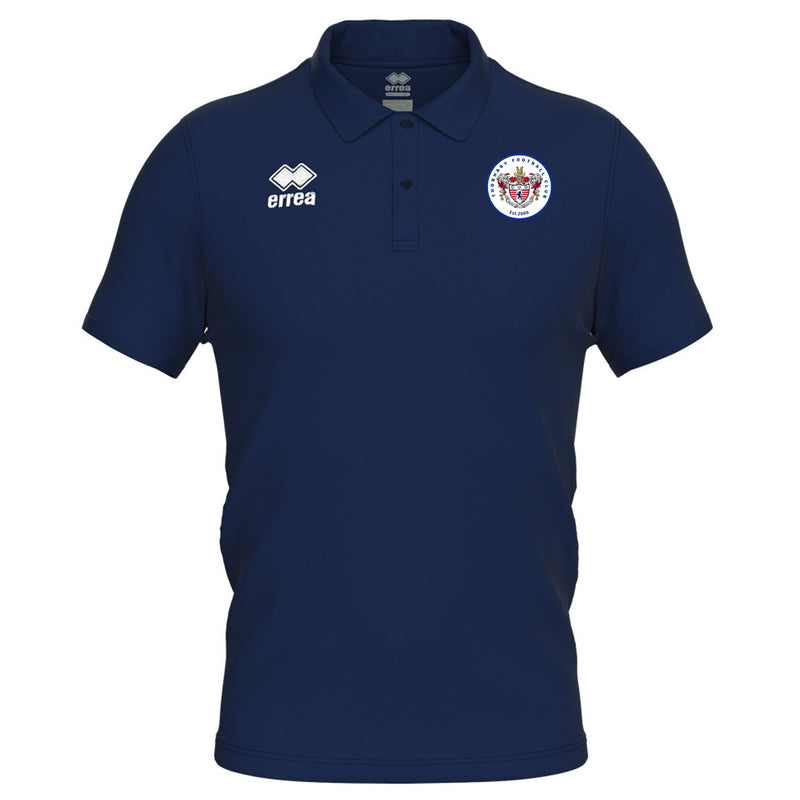 Thornaby FC Errea Evo Polo Shirt - JUNIORS (Navy)