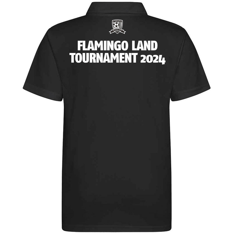 Flamingo Land Tournament 2024 Presentation Polo - ADULT(Black)