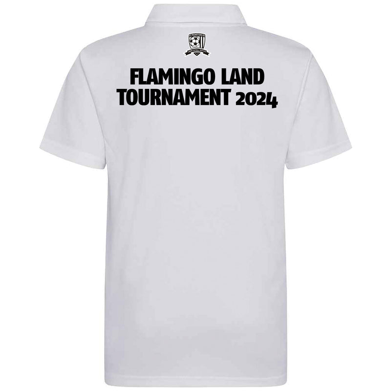 Flamingo Land Tournament 2024 Presentation Polo - Heather Grey